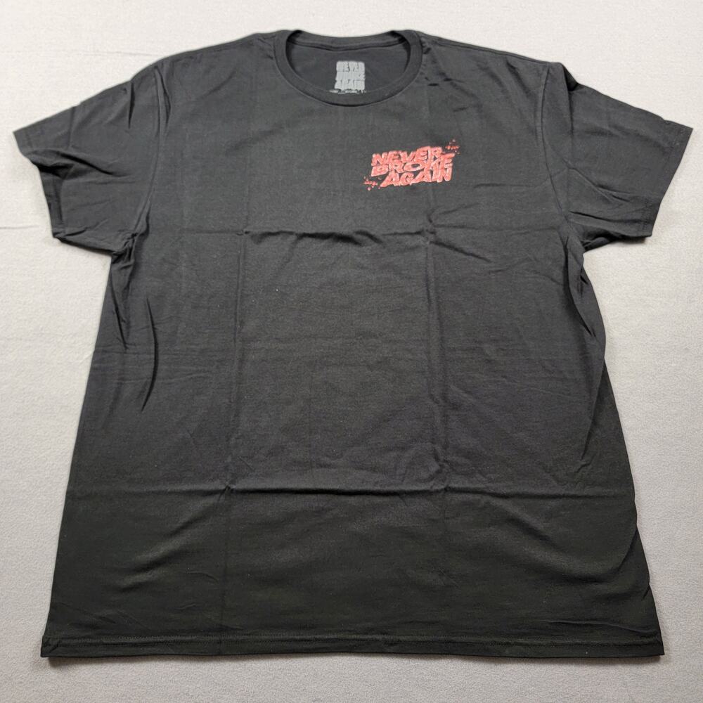 Young Boy Never Broke Again Won't Make it Home Tee Black Sz 3XL